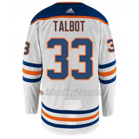 Mænd NHL Edmonton Oilers Trøje CAM TALBOT 33 Adidas Hvid Authentic